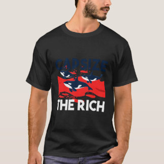 Capsize the Rich Orca Whale T-Shirt