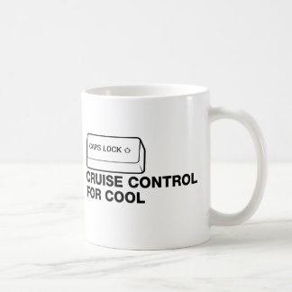 capslock - Kreuzfahrt-Kontrolle für cooles Kaffeetasse
