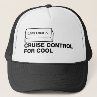 capslock - Kreuzfahrt-Kontrolle für cooles Truckerkappe