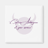 Capt Eggplant Magnet (Vorne)