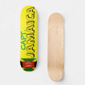 CAPT JAMAICA JMT Skateboard, 7¾ Zoll Deck Skateboard (Vorderseite)