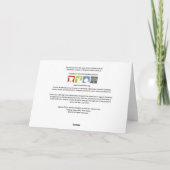 Capt Oliver & the SS OAS (Katze auf einer Bootskar Karte (Rückseite)