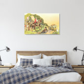 Capt. Portolas erste Ansicht Leinwanddruck (Insitu (Schlafzimmer))