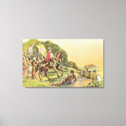 Capt. Portolas erste Ansicht Leinwanddruck (Vorderseite)