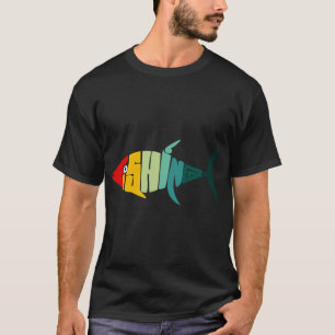 Capt Quint's Shark-Angelfahrt Tiefsee-Abenteuer Re T-Shirt