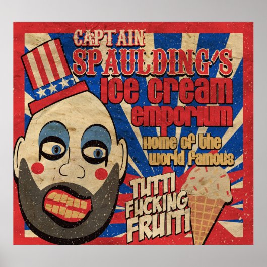 Capt Spauldings Ice Creme Poster (Vorne)