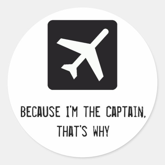 Capt Sticker (Vorderseite)
