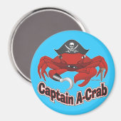 Captain "A-Crab" Magnet (Vorderseite/Rückseite)