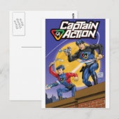 Captain Action- Murphy Anderson Postkarte (Vorne/Hinten)