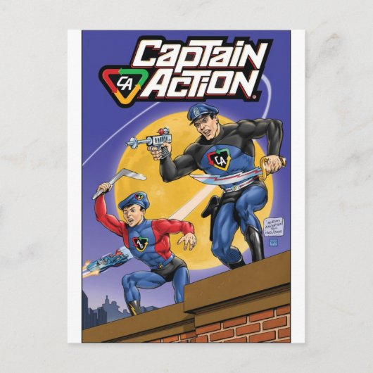 Captain Action- Murphy Anderson Postkarte (Vorderseite)