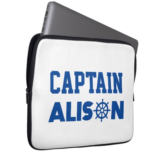 Captain Alison Laptopschutzhülle (Vorne Rechts)