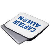 Captain Alison Laptopschutzhülle (Vorne Knopf)