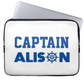 Captain Alison Laptopschutzhülle (Vorderseite)