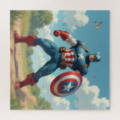 Captain America Puzzle (Horizontal)