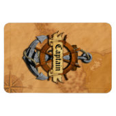 Captain Anchor and Wheel Magnet (Horizontal)