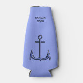 Captain Anchor Nautical Custom Bottle Cooler 2 Flaschenkühler (Vorderseite)