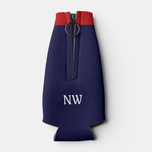 Captain Anchor Nautical Oars Navy Blue Individuell Flaschenkühler