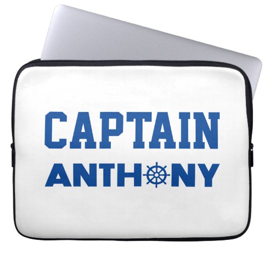 Captain Anthony Laptopschutzhülle (Vorderseite)