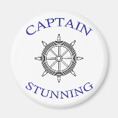 "Captain Atemberaubend" Magnet (Vorne)