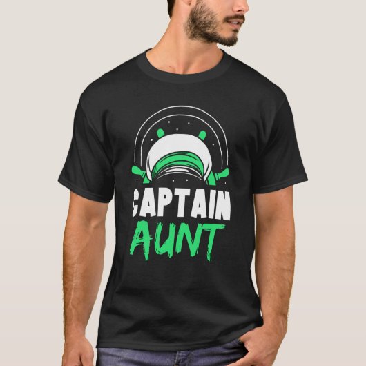 Captain Aunt Yacht Ship Skipper Boat T-Shirt (Vorderseite)