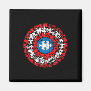 Captain Autismus Asperger-Bewusstsein Superheld-Pu Magnet