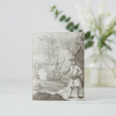 Captain Avery Capture Postkarte (Stehend Vorderseite)