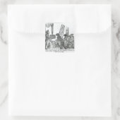 Captain Avery erhält drei Schatztruhen Quadratischer Aufkleber (Tasche)