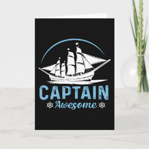 Captain Awesome- Cooles Segeln Karte