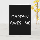 Captain Awesome Lustiges Bootfahren Boot Captain  Karte (Gelbe Blume)