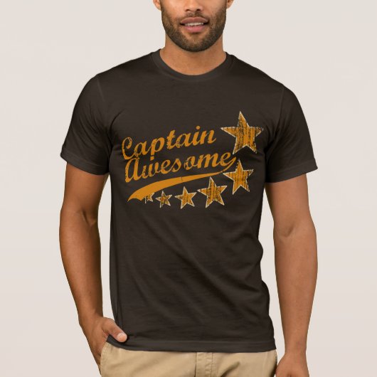 Captain Awesome T-Shirt (Vorderseite)