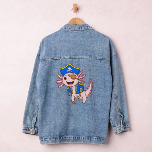 Captain Axolotl Pirate Axolotl Jeansjacke (Hangar)