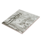 Captain Bartholomew Roberts (1682-1722) mit zwei s Fliese (Seite)