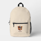 Captain Bear Bedruckter Rucksack (Vorderseite)
