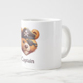 Captain Bear Jumbo-Tasse (Vorderseite Rechts)