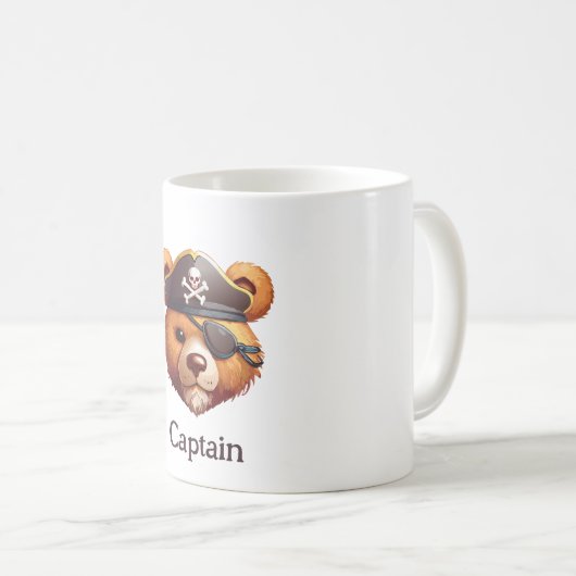 Captain Bear Kaffeetasse (VorderseiteRechts)