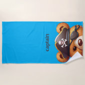 Captain Bear Strandtuch (Vorderseite)