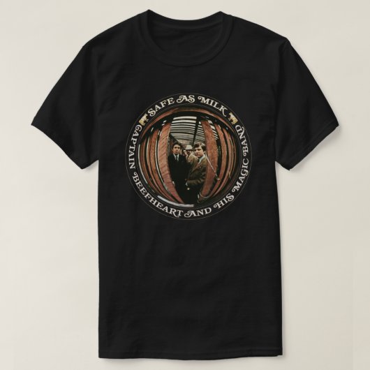Captain Beefheart sicher als Milk Classic T - Shir T-Shirt (Design vorne)