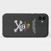 Captain bemerkenswert Skull und Crossbones Pirate Case-Mate iPhone Hülle (Rückseite (Horizontal))