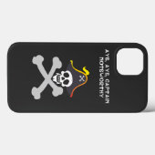 Captain bemerkenswert Skull und Crossbones Pirate Case-Mate iPhone Hülle (Rückseite (Horizontal))