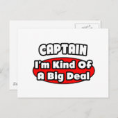 Captain ... Big Deal Postkarte (Vorne/Hinten)