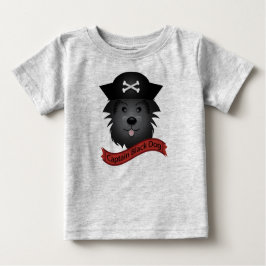 Captain Black Dog - Baby Fine Jersey T - Shirt 