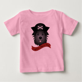 Captain Black Dog - Baby Fine Jersey T - Shirt 