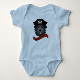 Captain Black Dog - Baby Jersey Bodysuit Baby Strampler