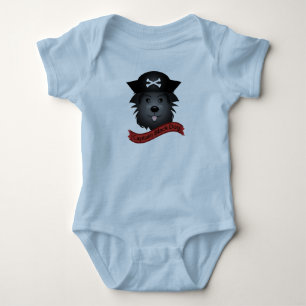 Captain Black Dog - Baby Jersey Bodysuit Strampler