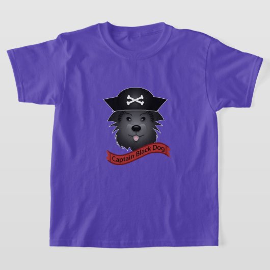 Captain Black Dog - Kids' Basic T - Shirt (Ablage )