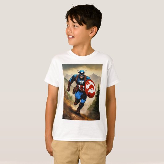 "Captain Boarica: Ein Unglaublich witzig Marvel-Ma T-Shirt (Vorne ganz)