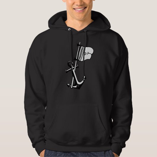 Captain Boat Anchor Captain Hoodie (Vorderseite)