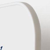 Captain Boat Name Nautical Anchor Gold Laurel Star Pickleball Schläger (Linke Seite)