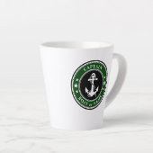 Captain Boat oder Name Green Milchtasse (Rechte Ecke)
