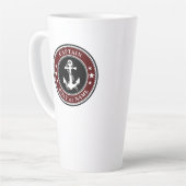 Captain Boat oder Name Large Red Milchtasse (Linke Ecke)